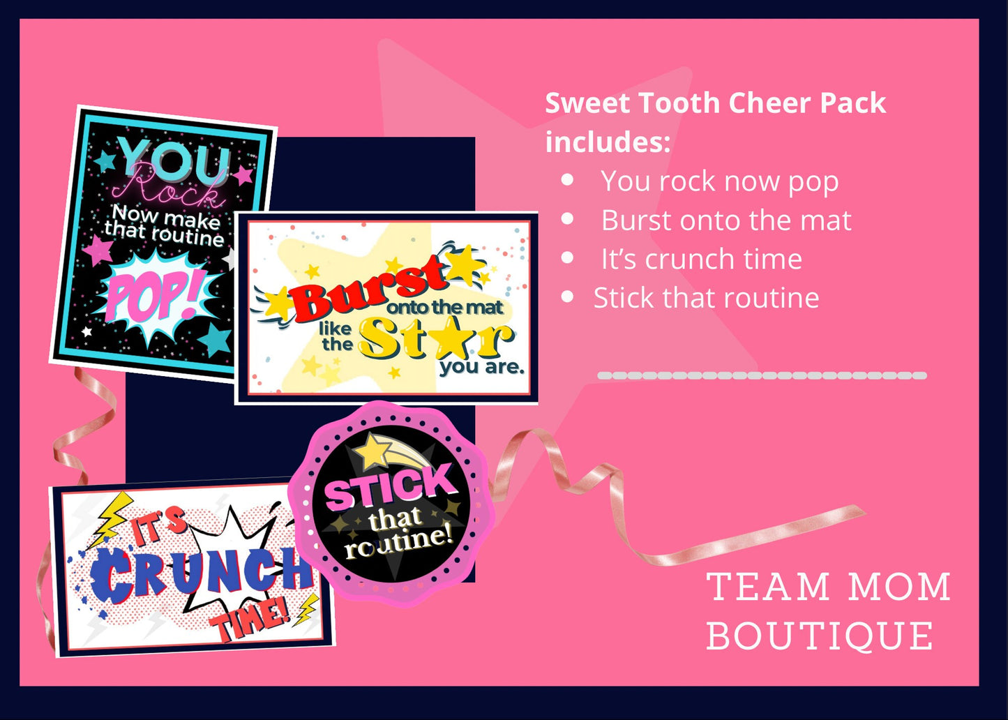 Cheer Printables Bundle | Gift for Cheer team | Cheer Comp Gifts