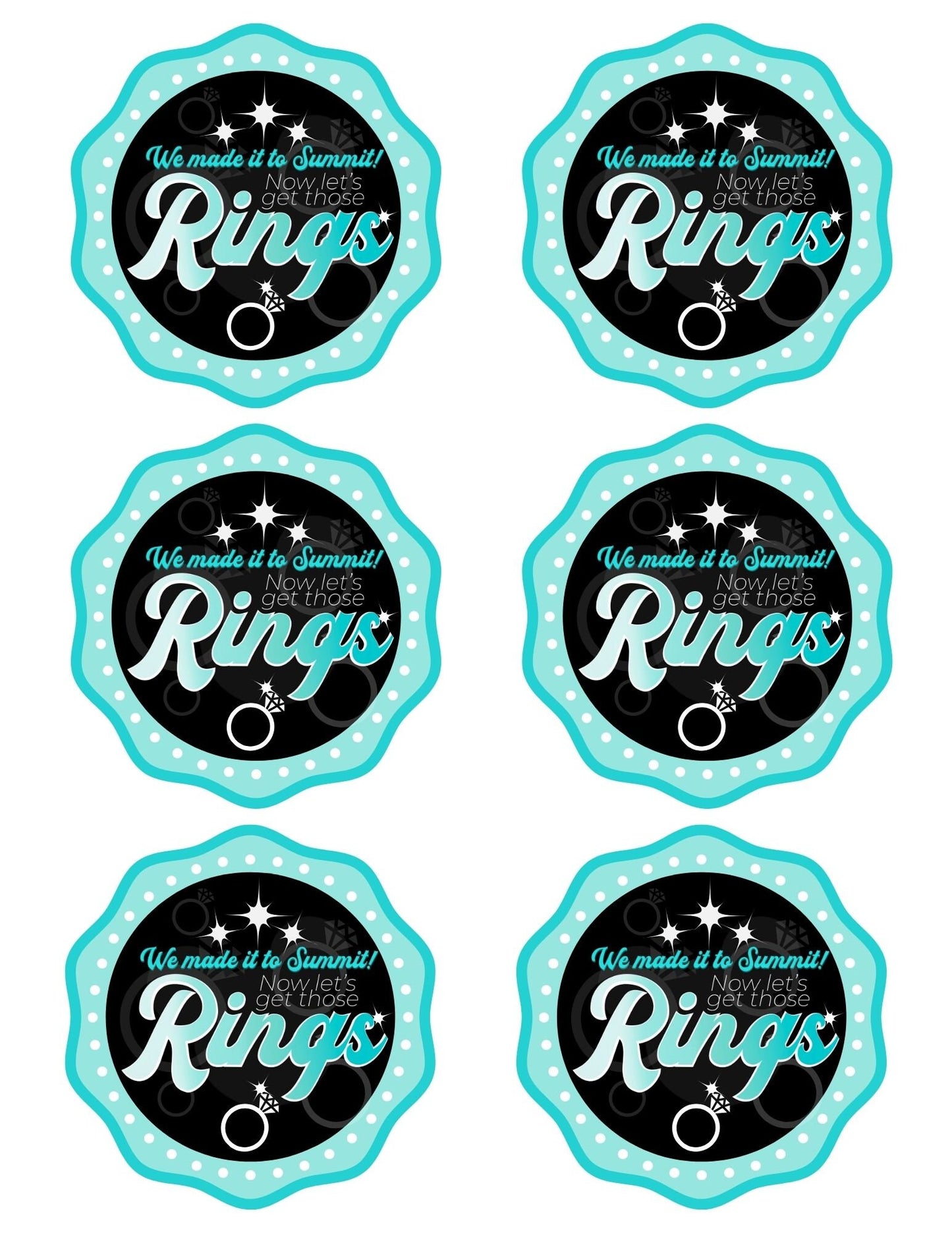 Cheer Printables | Cheer Team Gift| Summit Ring Printable | Candy Team Gift Idea | Ring Pop Gift Tag | Summit 2023