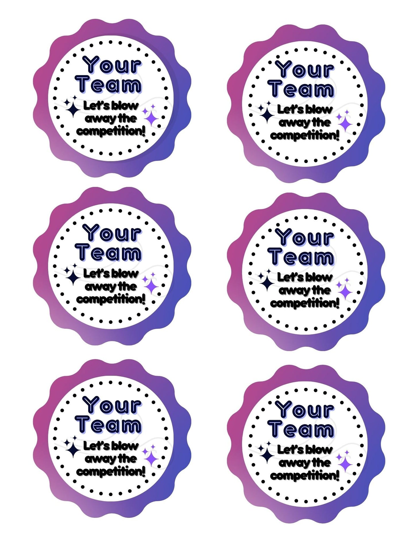 Cheer Printables | Gift for Cheer team | Blow Away the Competition | Editable Gift Tag | Blow Pop Gift Tag