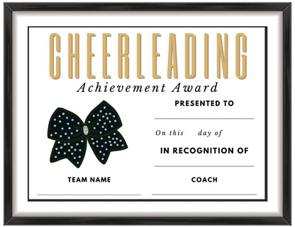 Cheer Award Certificate | End of Year Cheer Award | Cheer Recognition | Editable Cheer Award