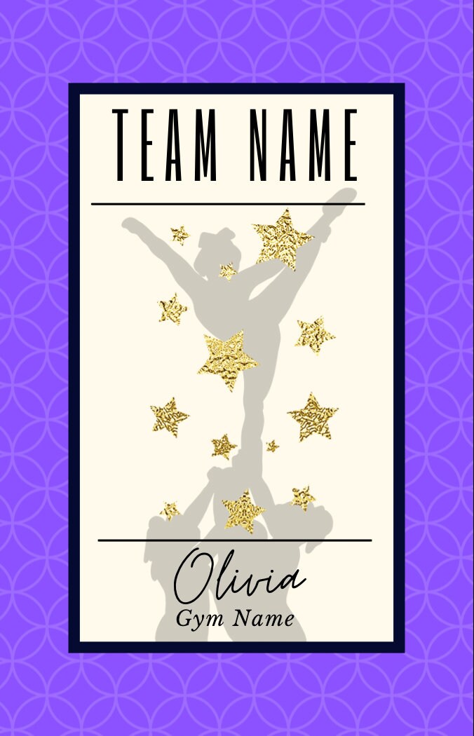 Cheer Luggage Tag| Bag Tag for Cheer | Cheer Team Gift