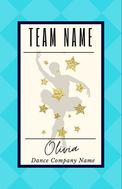 Dance Luggage Tag| Bag Tag for Dancer| |Dance Team Gift