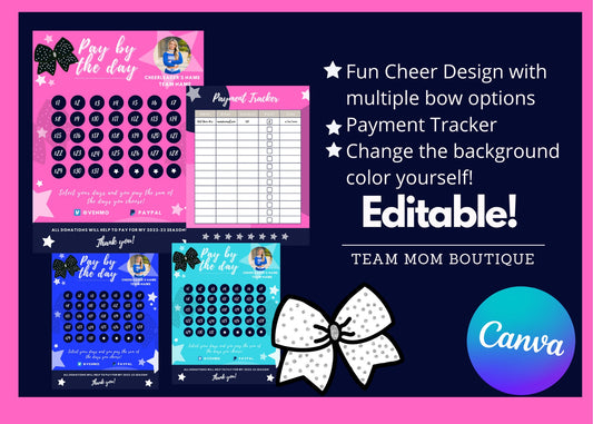 Cheer Calendar Fundraiser | Cheer Fundraiser | Cheer Team Ideas