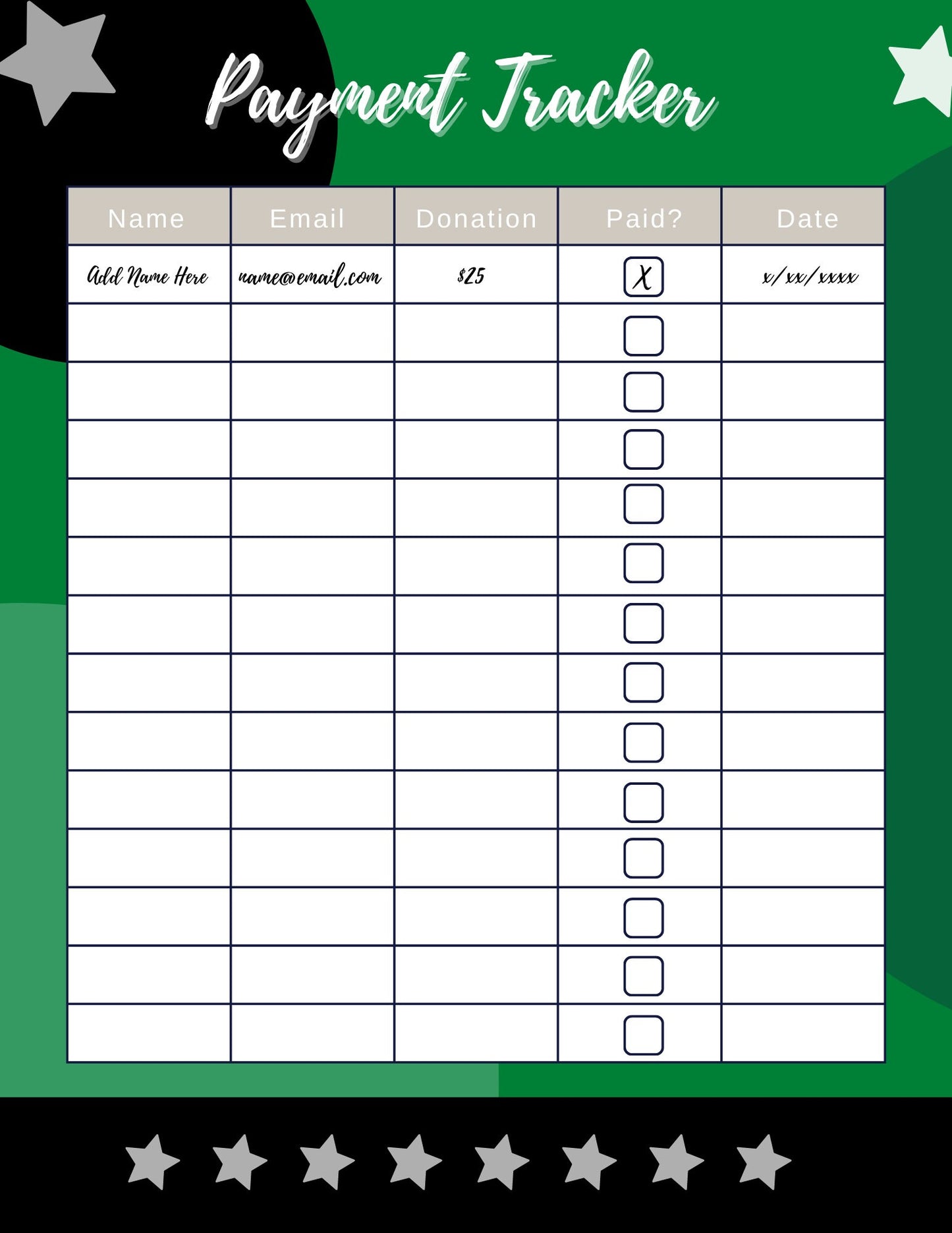 Football Calendar Fundraiser | Football Fundraiser Template | Football Team Ideas