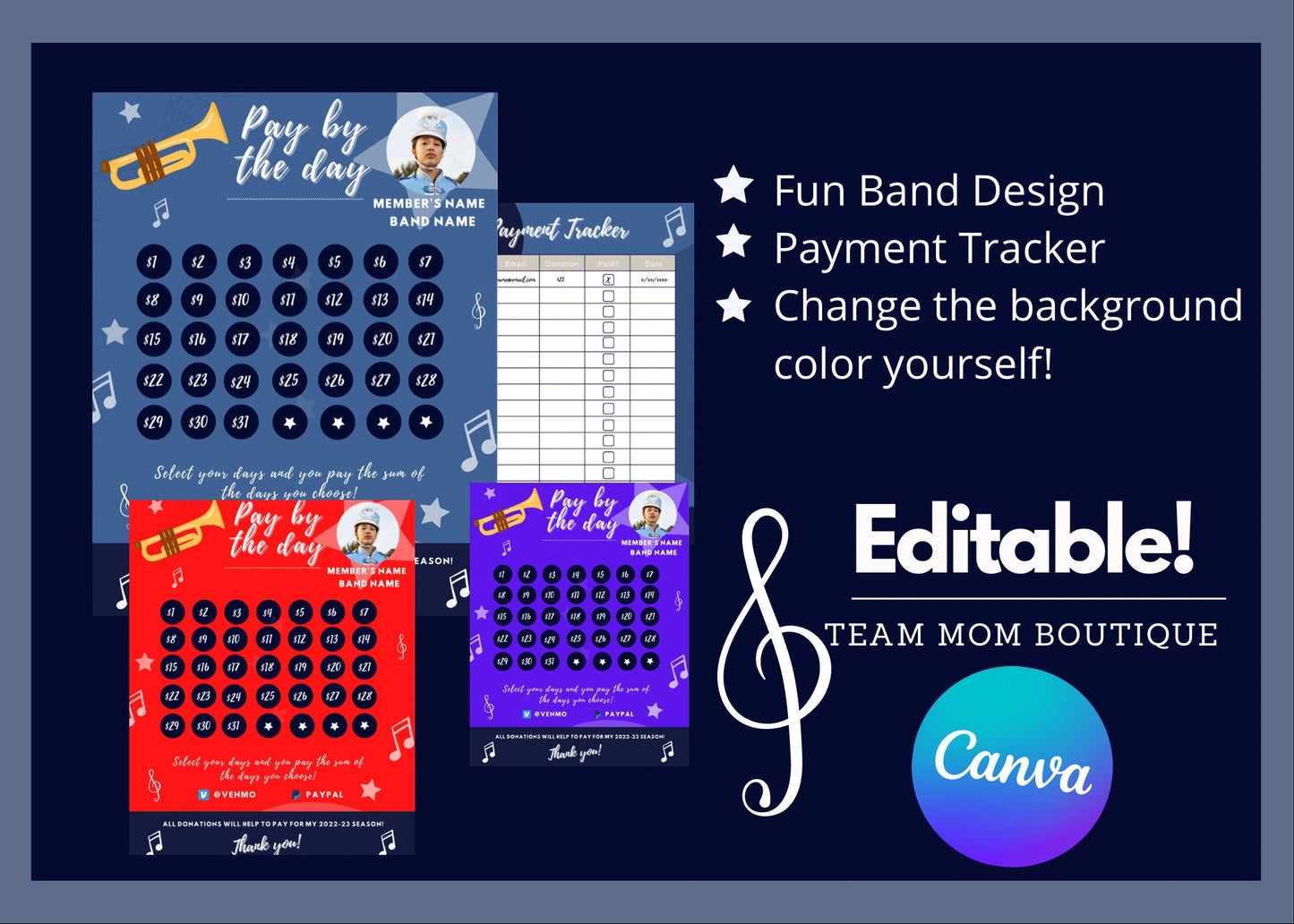 Band Calendar Fundraiser | Band Fundraiser | Marching Band Ideas