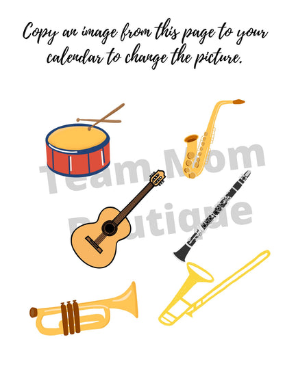 Band Calendar Fundraiser | Band Fundraiser | Marching Band Ideas