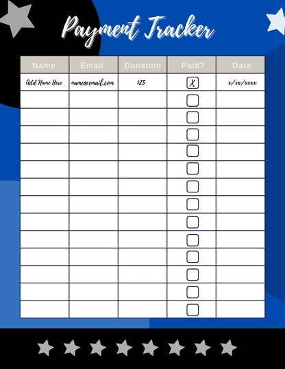 Baseball Calendar Fundraiser | Baseball Fundraiser Template | Baseball Team Ideas