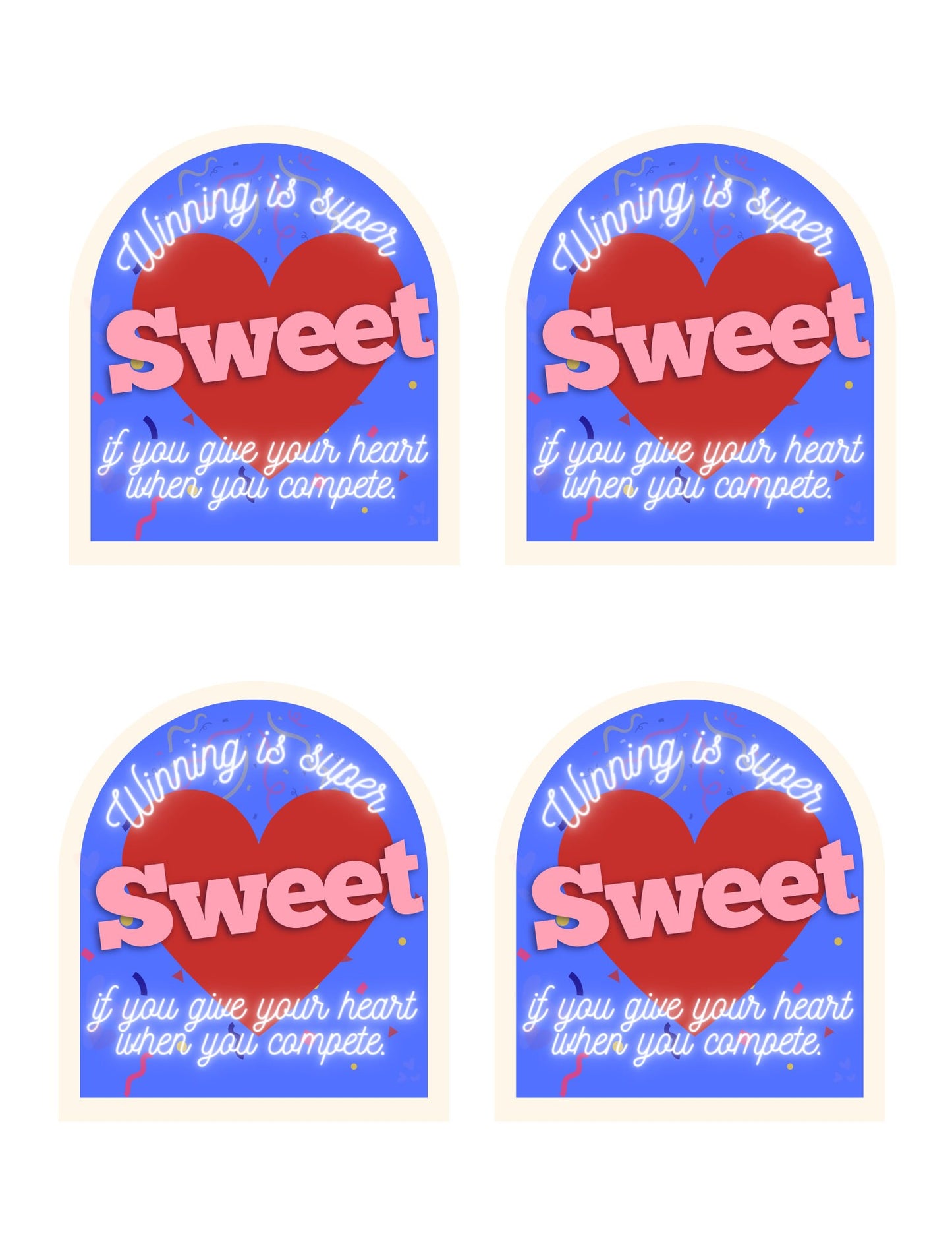 Sports Team Printables | Good Luck Team Gift |Team Gift Ideas | Sweetarts Gift Tag | Candy Team Gift Idea