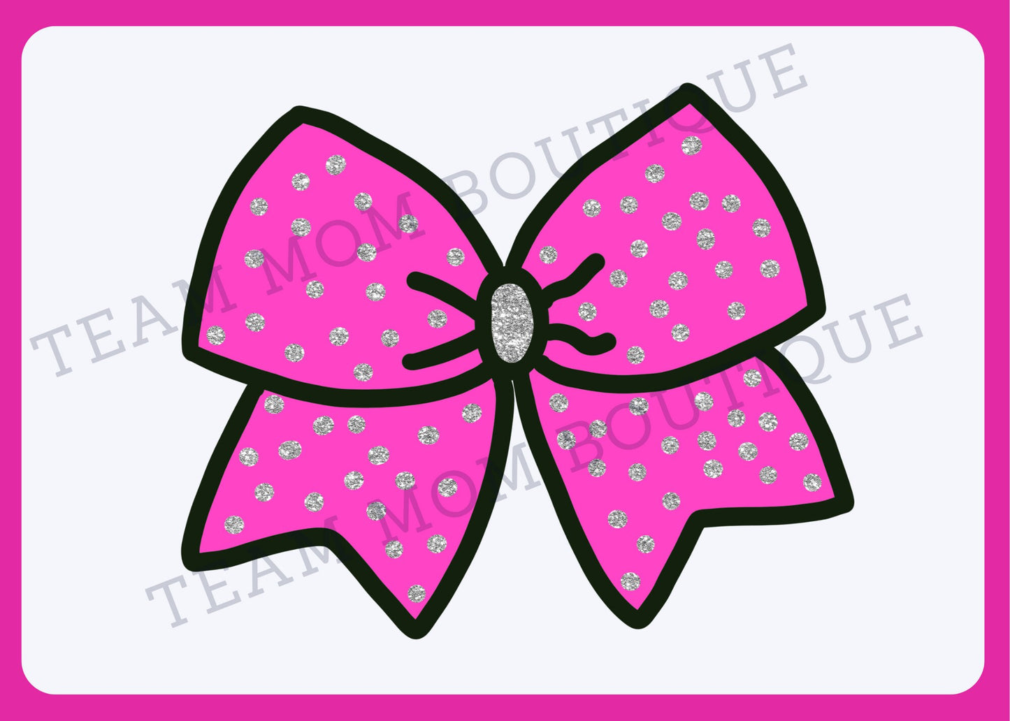 Cheer Bow Clip Art | Cheer PNG files | Sparkly Cheer Bows