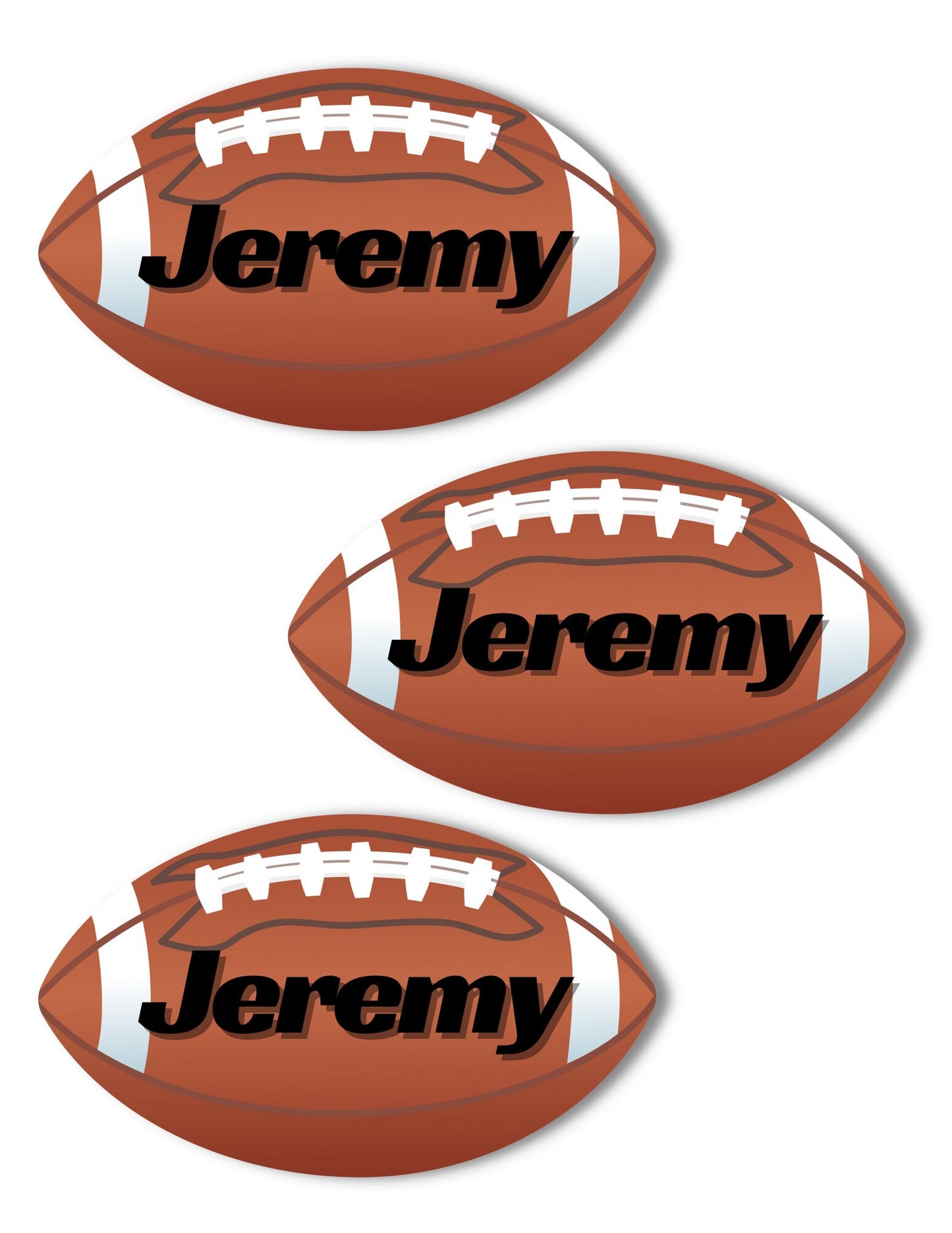 Football Name Tags | Football Printables | Football Team Ideas | Editable Football Tags