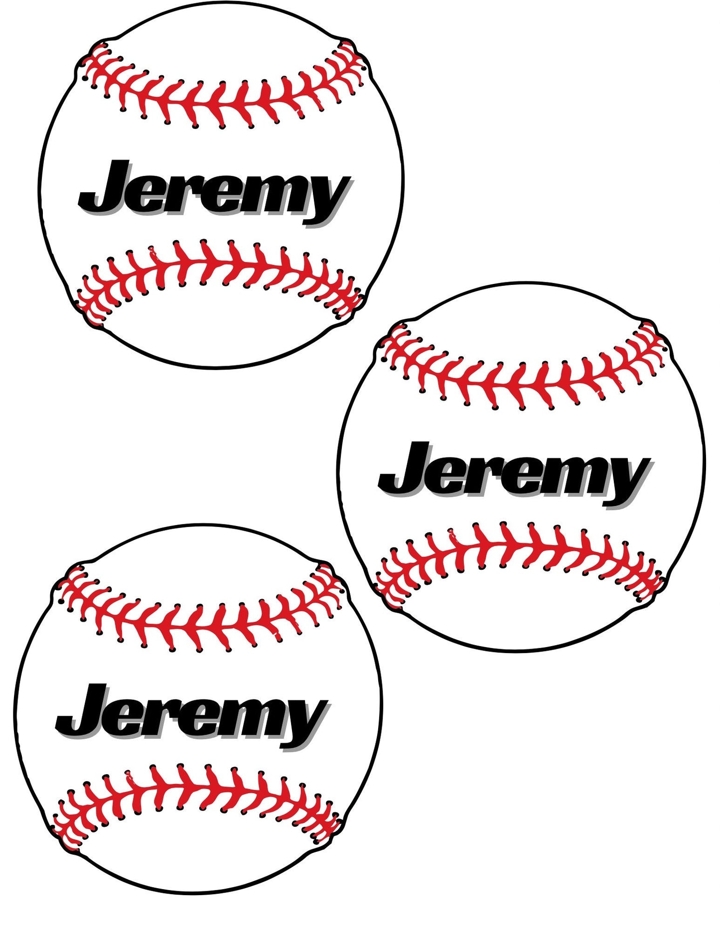 Baseball Name Tags | Baseball Printables | Baseball Team Ideas | Editable Dugout  Tags