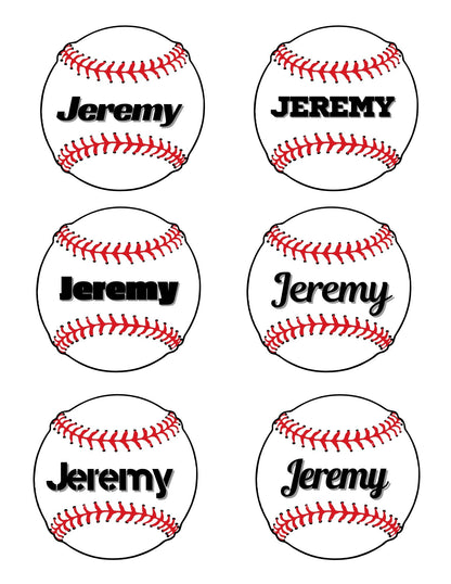 Baseball Name Tags | Baseball Printables | Baseball Team Ideas | Editable Dugout  Tags