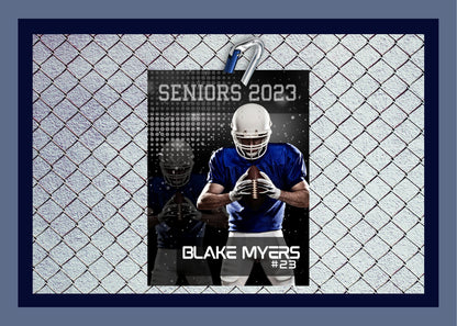 Senior Night Photo Template Sports Photo Poster | Canva Template| Editable Photo Template