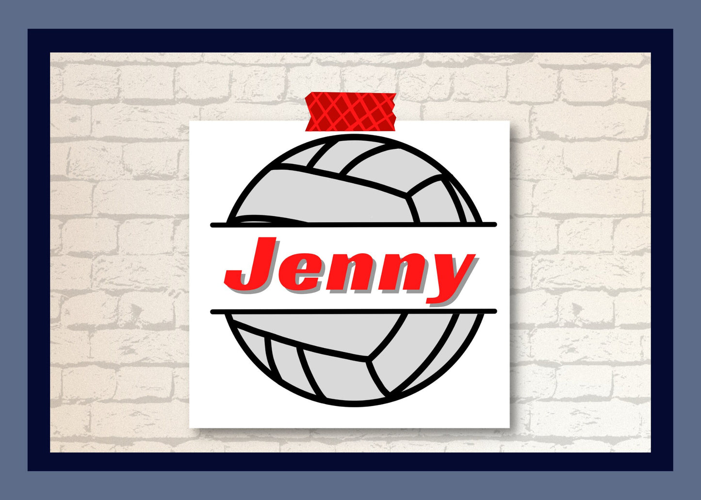 Volleyball Name Tags | Volleyball Printables | Volleyball Team Ideas | Editable Volleyball Tags