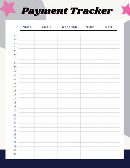 Pageant Calendar Fundraiser | Pageant Fundraiser Template | Pageant Ideas