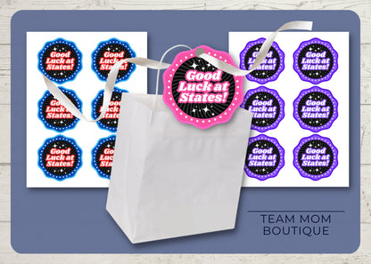 Good Luck Tags | Good Luck Printables | Competition Gifts| Editable Good Luck Tags